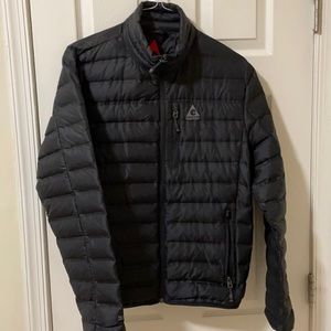 NWT Gerry men’s full zip down sweater, M black